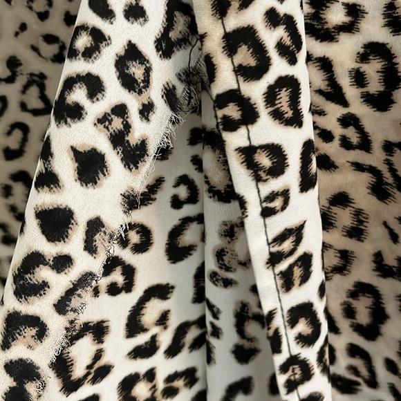 Chico’s Long Sleeve Duster, Size 2(L 12/14), Cheetah Print - Picture 8 of 9